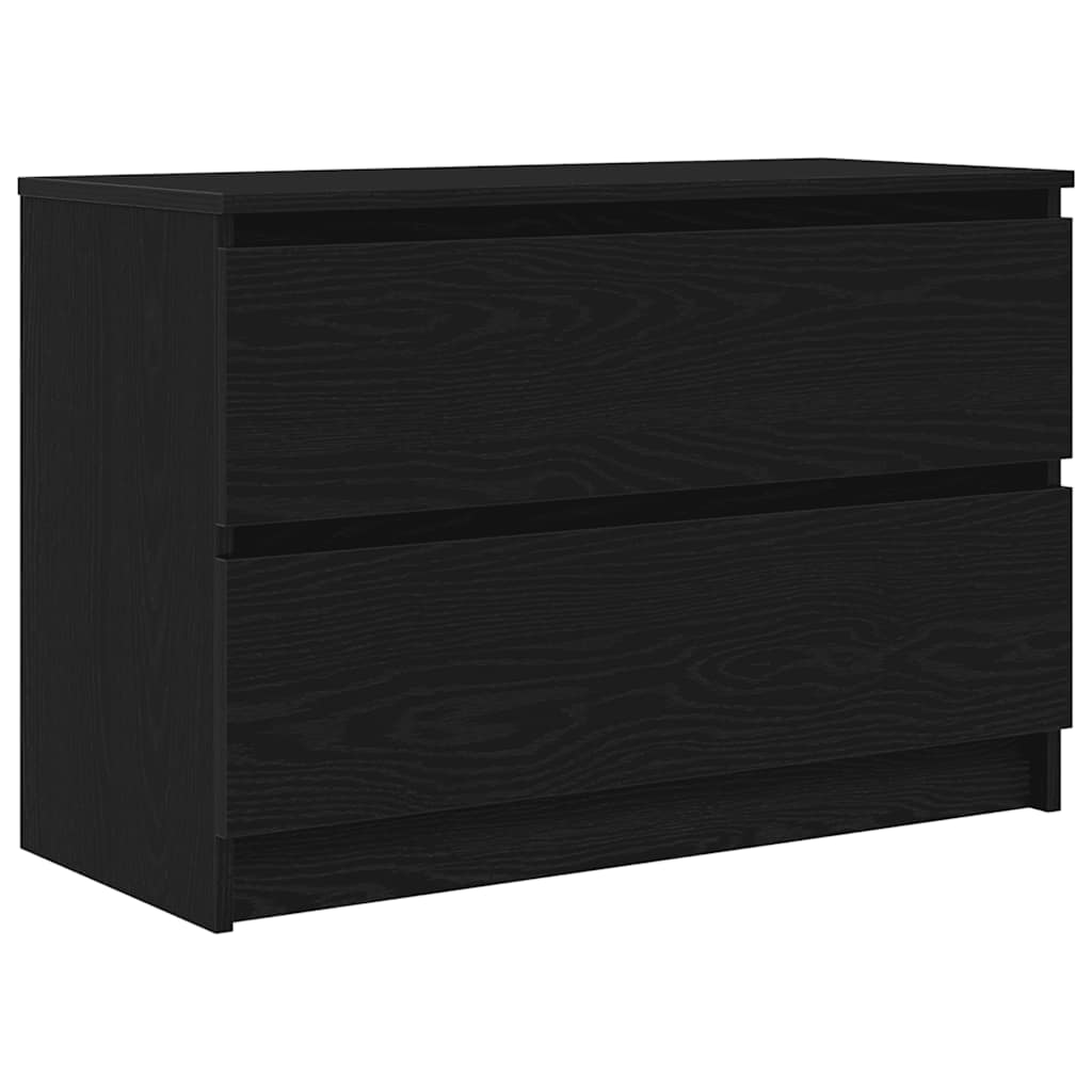Mobile Porta TV Nero 80x35x54 cm in Legno Multistrato