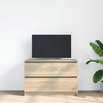 Mobile Porta TV Rovere Sonoma 80x35x54 cm in Legno Multistrato