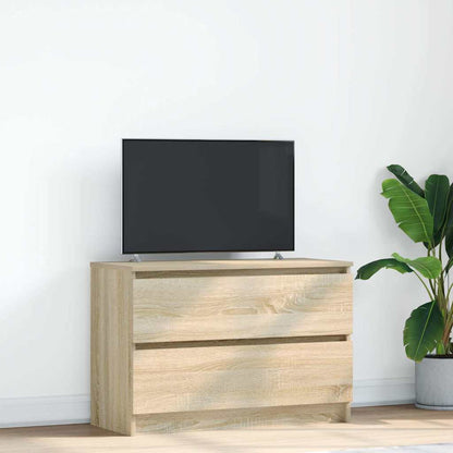 Mobile Porta TV Rovere Sonoma 80x35x54 cm in Legno Multistrato