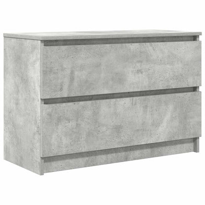 Mobile Porta TV Grigio Cemento 80x35x54 cm in Legno Multistrato
