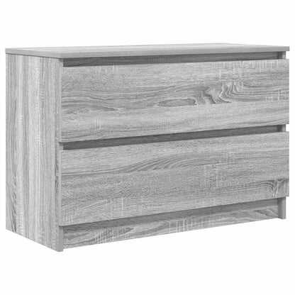 Mobile Porta TV Grigio Sonoma 80x35x54 cm in Legno Multistrato