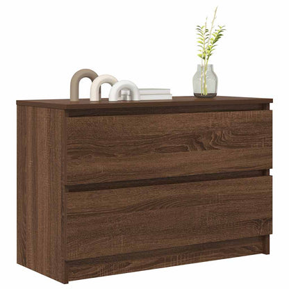 Mobile TV Rovere Marrone 80x35x54 cm in Legno Multistrato