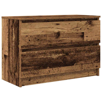Mobile Porta TV Legno Antico 80x35x54 cm in Legno Multistrato