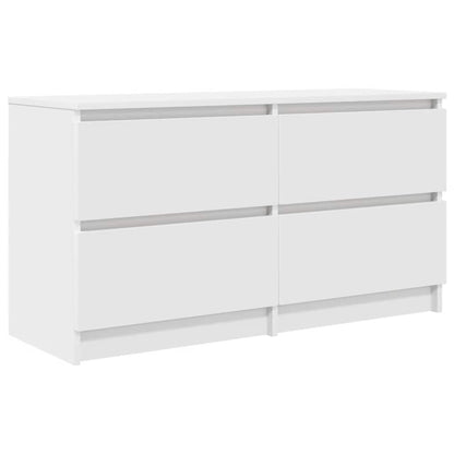 Mobile Porta TV Bianco 100x35x54 cm in Legno Multistrato