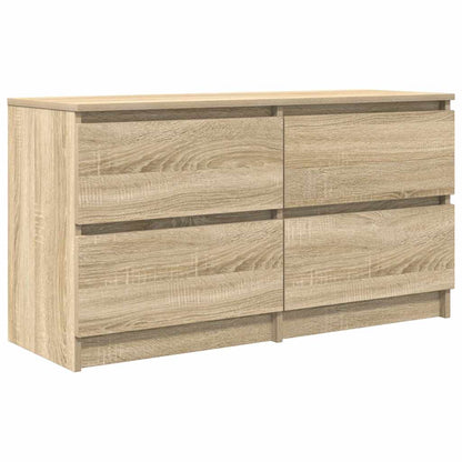Mobile Porta TV Rovere Sonoma 100x35x54 cm in Legno Multistrato