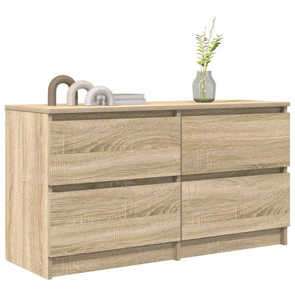 Mobile Porta TV Rovere Sonoma 100x35x54 cm in Legno Multistrato