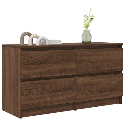 Mobile TV Rovere Marrone 100x35x54 cm in Legno Multistrato