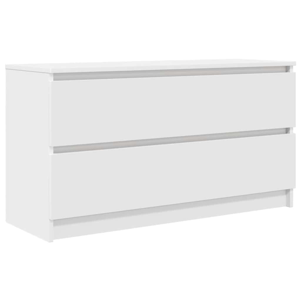 Mobile Porta TV Bianco 100x35x54 cm in Legno Multistrato
