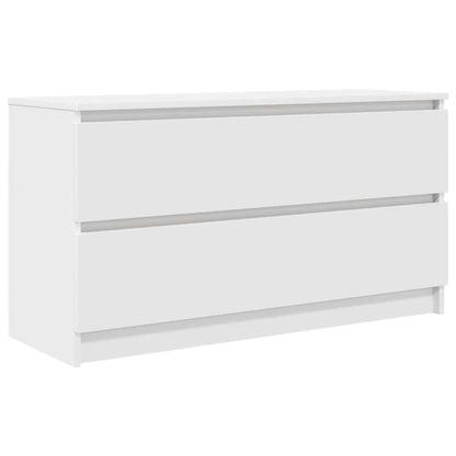 Mobile Porta TV Bianco 100x35x54 cm in Legno Multistrato