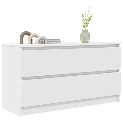 Mobile Porta TV Bianco 100x35x54 cm in Legno Multistrato