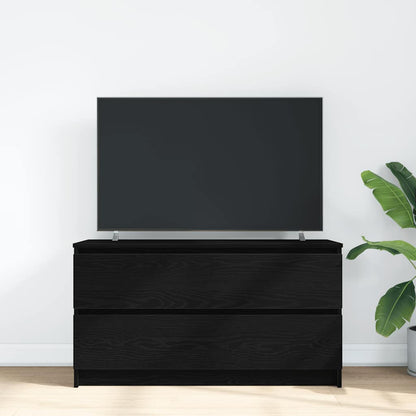 Mobile Porta TV Nero 100x35x54 cm in Legno Multistrato