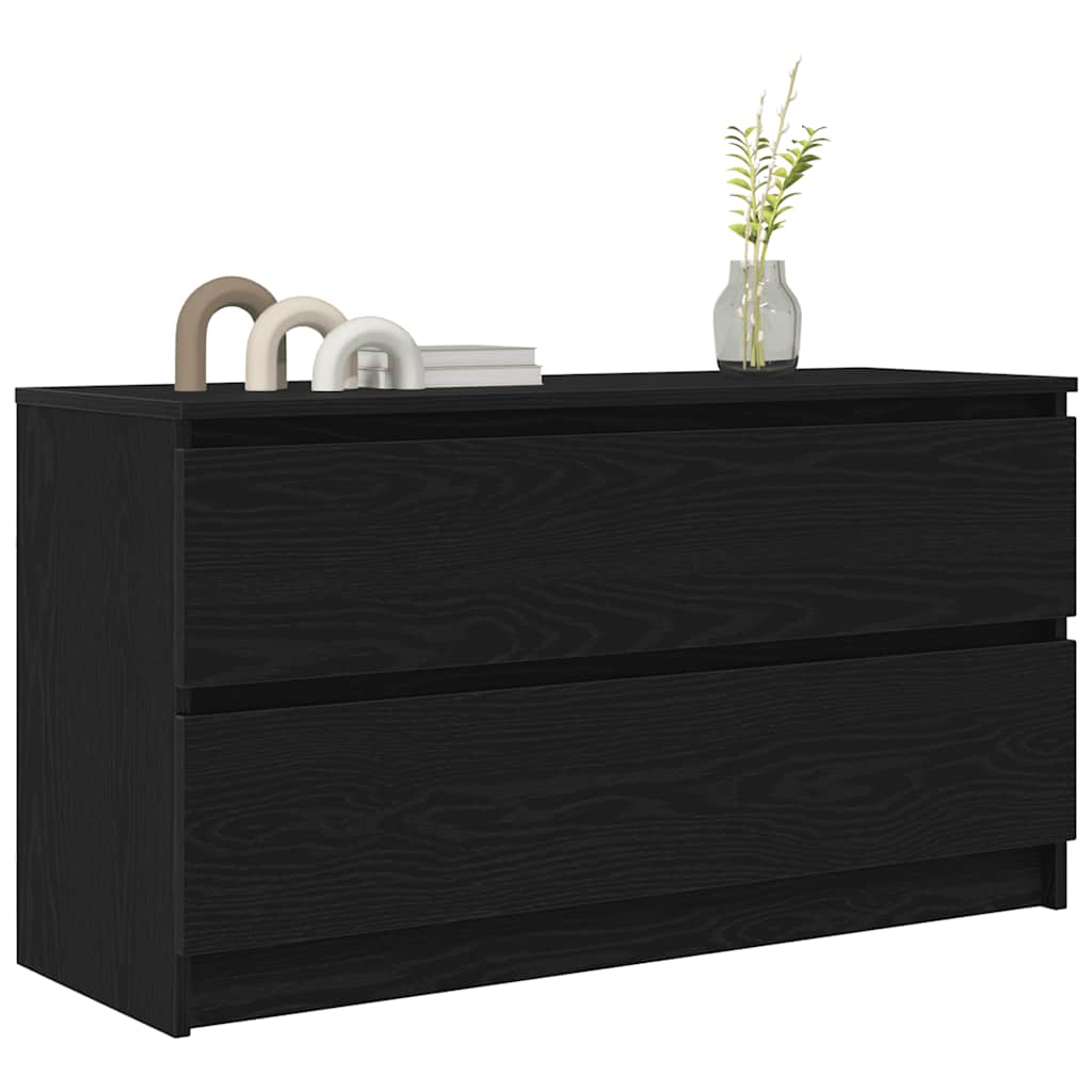 Mobile Porta TV Nero 100x35x54 cm in Legno Multistrato