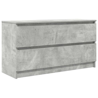 Mobile Porta TV Grigio Cemento 100x35x54 cm Legno Multistrato