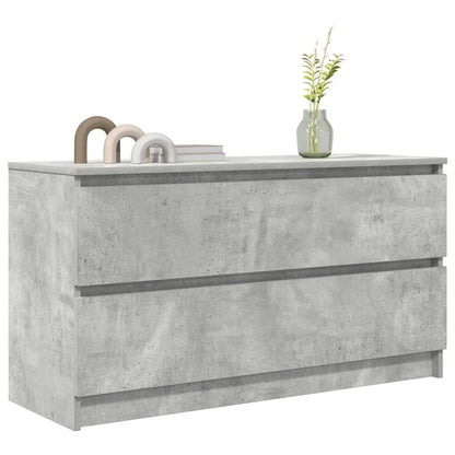 Mobile Porta TV Grigio Cemento 100x35x54 cm Legno Multistrato