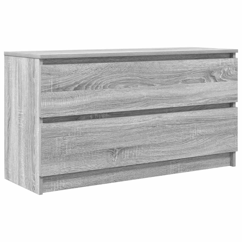 Mobile TV Grigio Sonoma 100x35x54 cm in Legno Multistrato