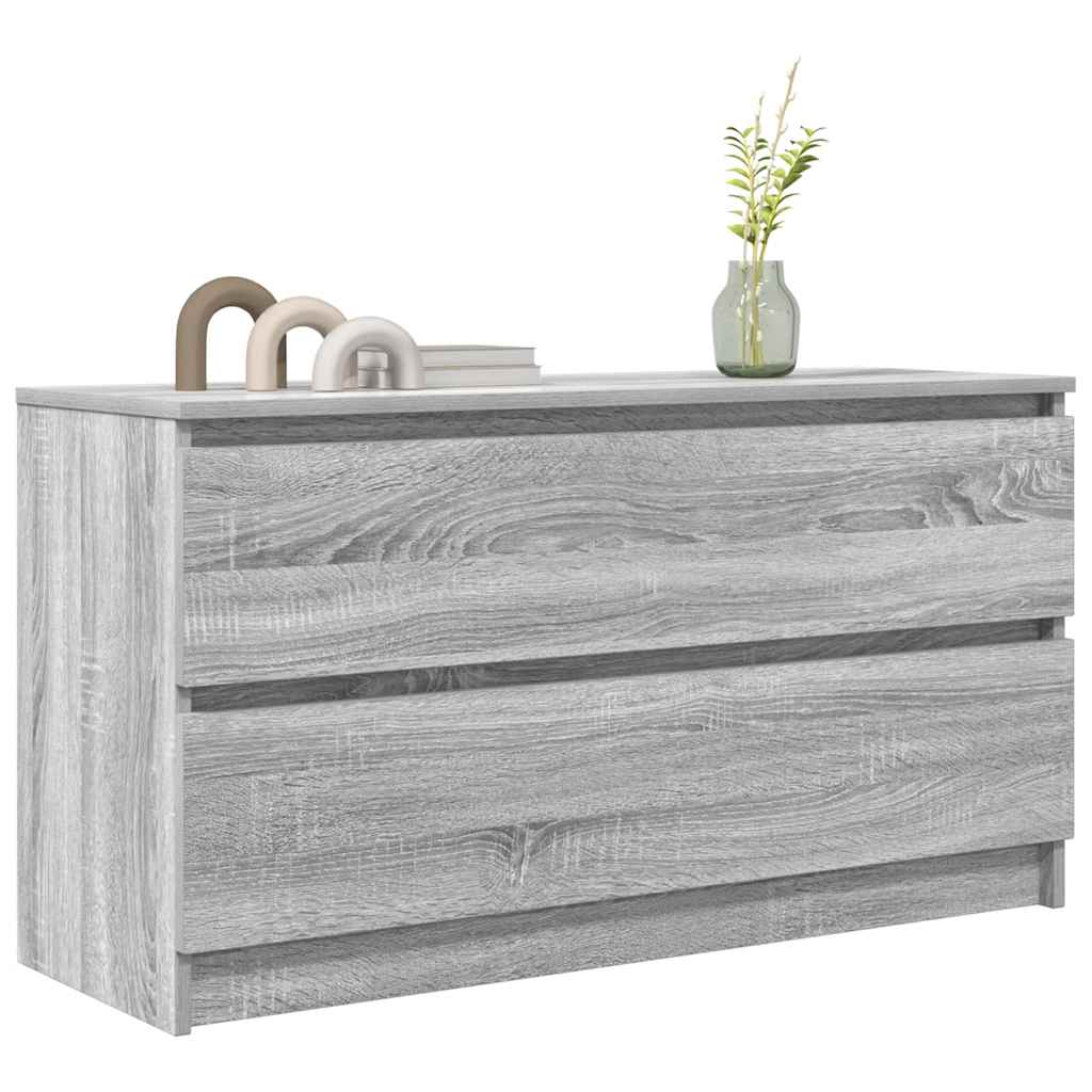 Mobile TV Grigio Sonoma 100x35x54 cm in Legno Multistrato