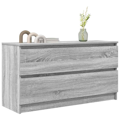 Mobile TV Grigio Sonoma 100x35x54 cm in Legno Multistrato