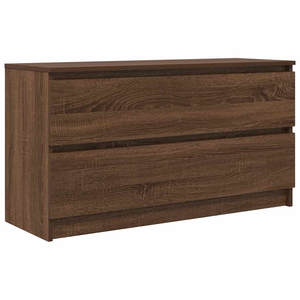 Mobile TV Rovere Marrone 100x35x54 cm in Legno Multistrato