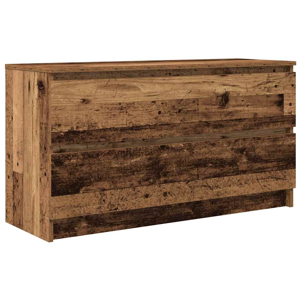 Mobile Porta TV Legno Antico 100x35x54 cm in Legno Multistrato