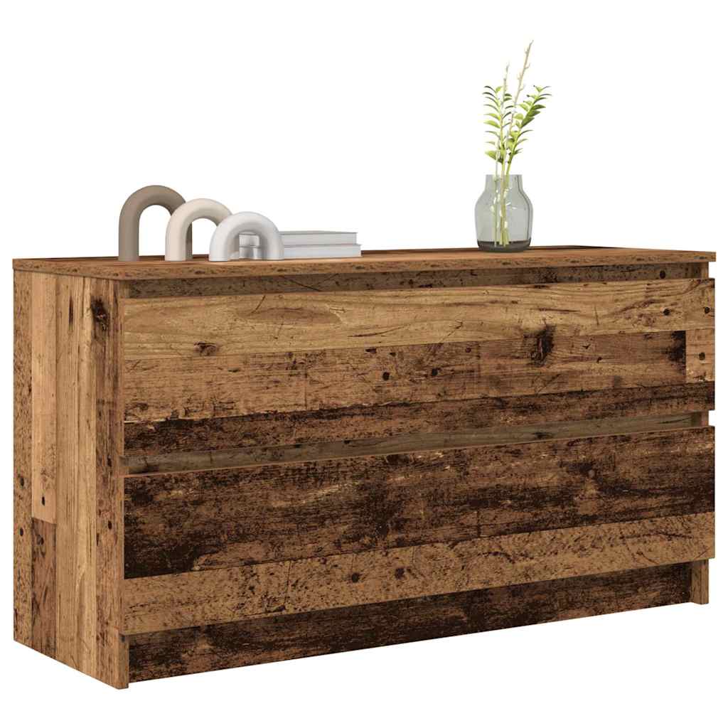 Mobile Porta TV Legno Antico 100x35x54 cm in Legno Multistrato