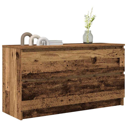 Mobile Porta TV Legno Antico 100x35x54 cm in Legno Multistrato