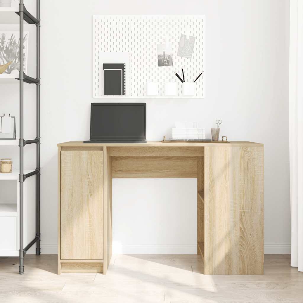 Scrivania Rovere Sonoma 120x42x76 cm in Legno Multistrato