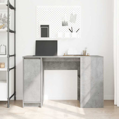 Scrivania Grigio Cemento 120x42x76 cm in Legno Multistrato