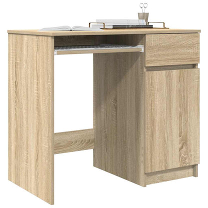 Scrivania Rovere Sonoma 86x49x76 cm in Legno Multistrato