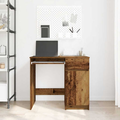 Scrivania Legno Antico 86x49x76 cm in Legno Multistrato