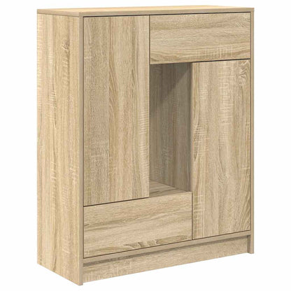 Credenza con Cassetti e Ante Rovere Sonoma 73x31x90 cm