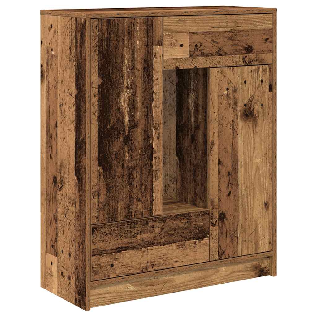 Credenza con Cassetti e Ante Legno Antico 73x31x90 cm