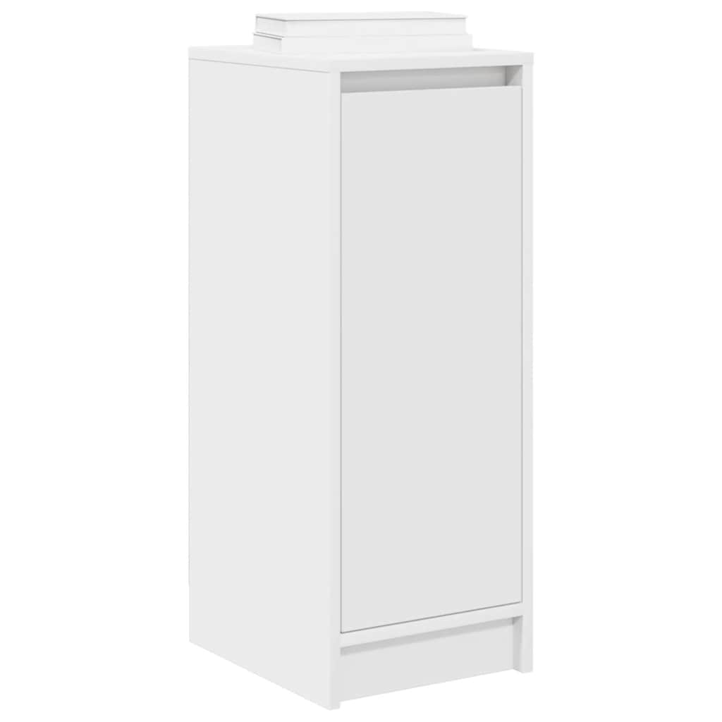 Scarpiera Bianca 29,5x34x76 cm in Legno Multistrato