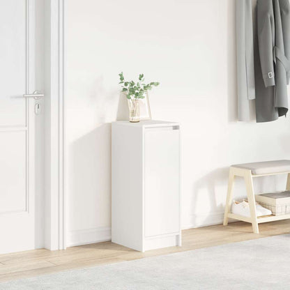 Scarpiera Bianca 29,5x34x76 cm in Legno Multistrato