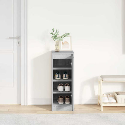 Scarpiera Grigio Sonoma 29,5x34x76 cm in Legno Multistrato