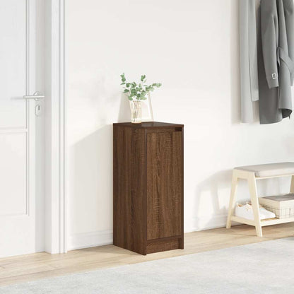 Scarpiera Rovere Marrone 29,5x34x76 cm in Legno Multistrato