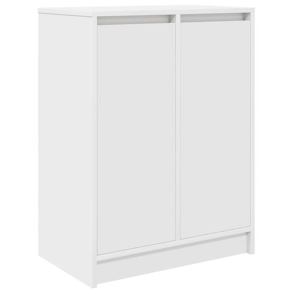 Scarpiera Bianca 57x34x76 cm in Legno Multistrato