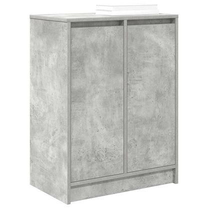 Scarpiera Grigio Cemento 57x34x76 cm in Legno Multistrato