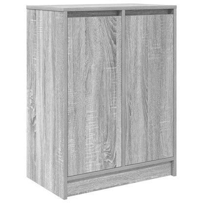 Scarpiera Grigio Sonoma 57x34x76 cm in Legno Multistrato
