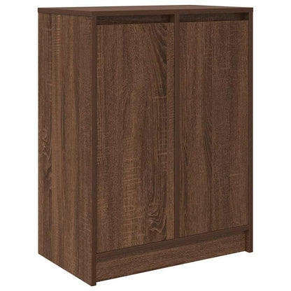 Scarpiera Rovere Marrone 57x34x76 cm in Legno Multistrato