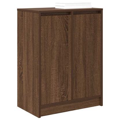 Scarpiera Rovere Marrone 57x34x76 cm in Legno Multistrato