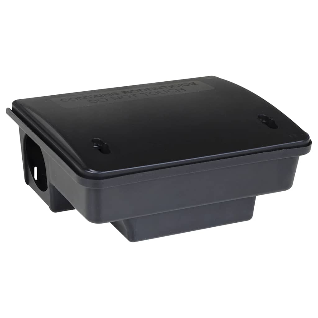 Trappole per Topi 4 pz Nere 23x19x9,5 cm