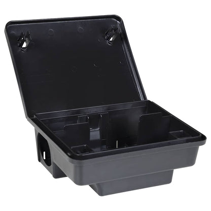 Trappole per Topi 6 pz Nere 23x19x9,5 cm
