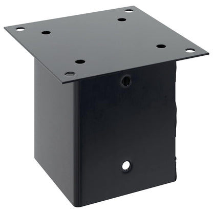 Basi per Pali Quadrati 4pz 101x101mm Acciaio Verniciato Polvere