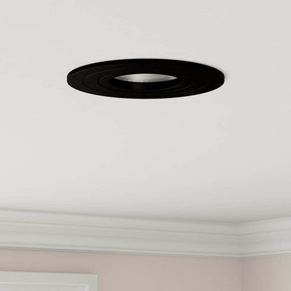 Spotlight 12 pcs Nero 9 x 9 x 2 cm Alluminio