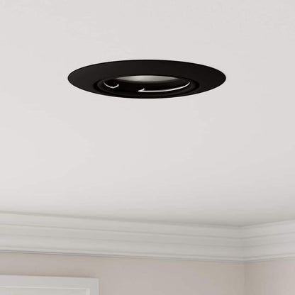 Spotlight 6 pcs Nero 9 x 9 x 2.5 cm Metallo