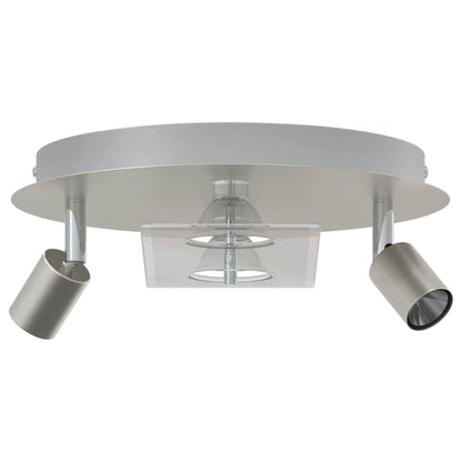 Faretto da soffitto Nichel 29 x 29 x 11 cm Acciaio e vetro