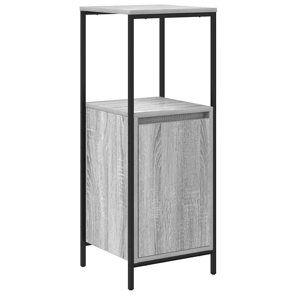 Set di mobili per il bagno 5 pcs Grigio 76.5 x 35 x 95 cm