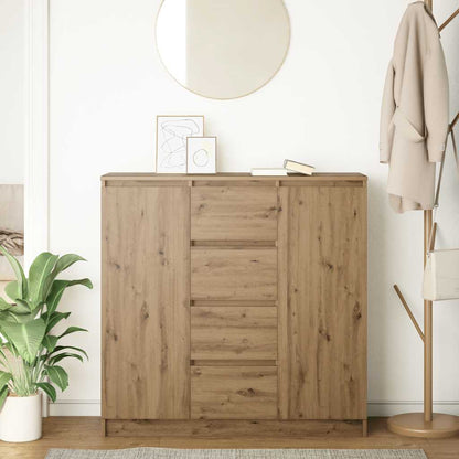 Credenza con Cassetti Rovere Artigianale 100,5x35x98,5 cm