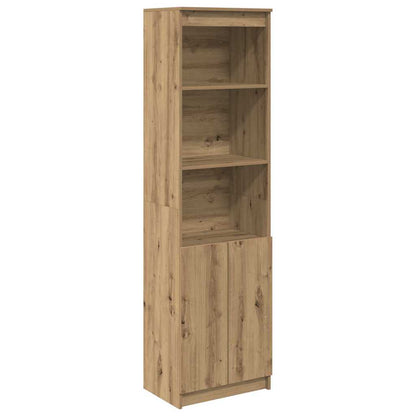 Credenza Rovere Artigianale 50x35x180 cm in Legno Multistrato