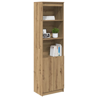 Credenza Rovere Artigianale 50x35x180 cm in Legno Multistrato